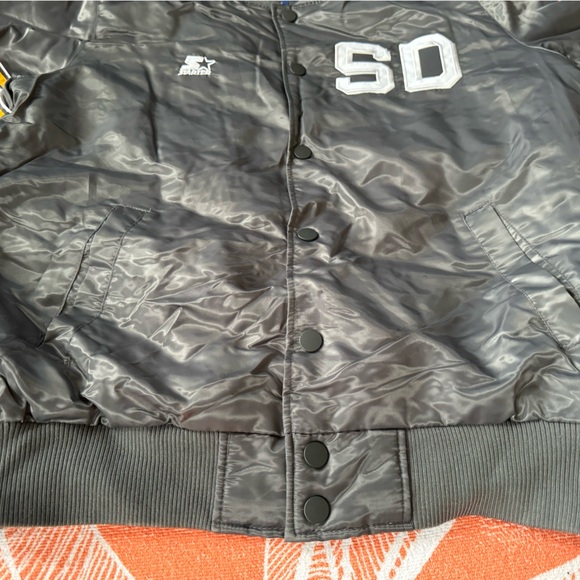 STARTER San Diego Fleet Varsity Bomber Jacket - Picture 3 of 13